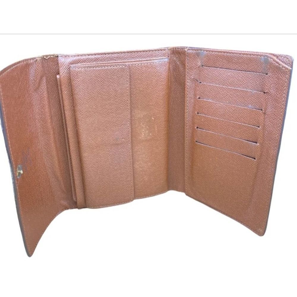 LOUIS VUITTON Monogram Canvas Leather Etui Papiers Trifold Wallet. SP1011. - Picture 4 of 11